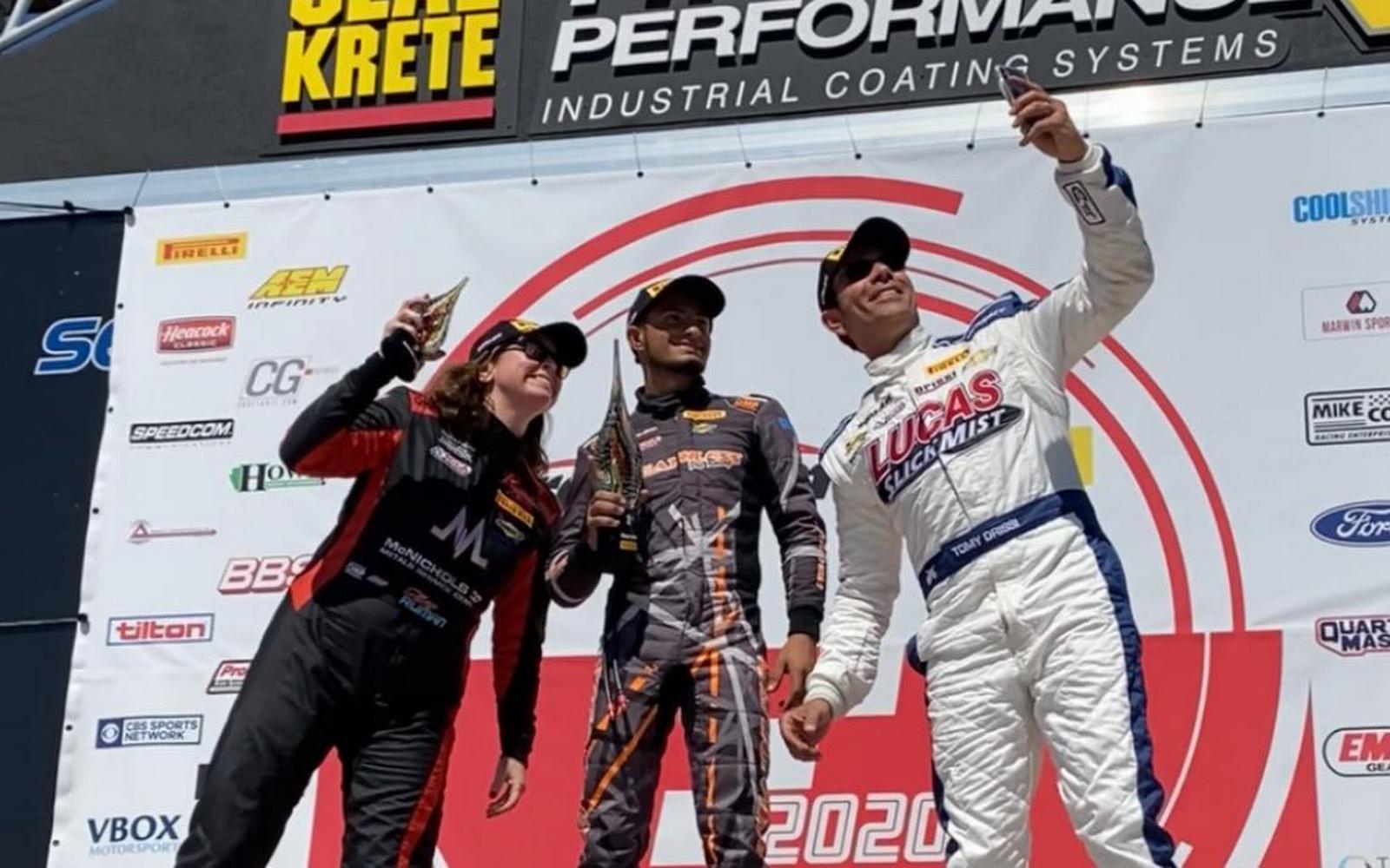 Tomy Drissi’s Wicked Slick Driving Pulls Off the Cool Move by Placing the Burtin Racing Camaro on Podium at Sebring